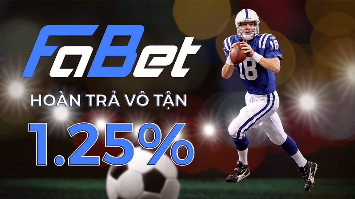 FABET hoàn trả vô tại 1.25%